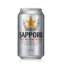 Sapporo Premium 6 pack 355ml cans (4.9% ABV) - BAR 24 - Sapporo