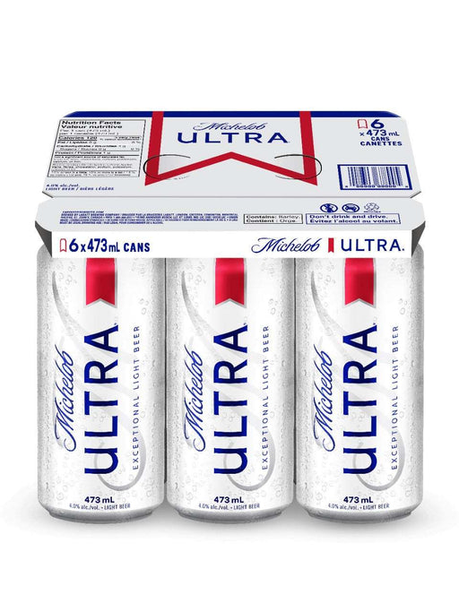 Michelob Ultra 6 x 355ml can (4% ABV) Michelob Beer BAR 24