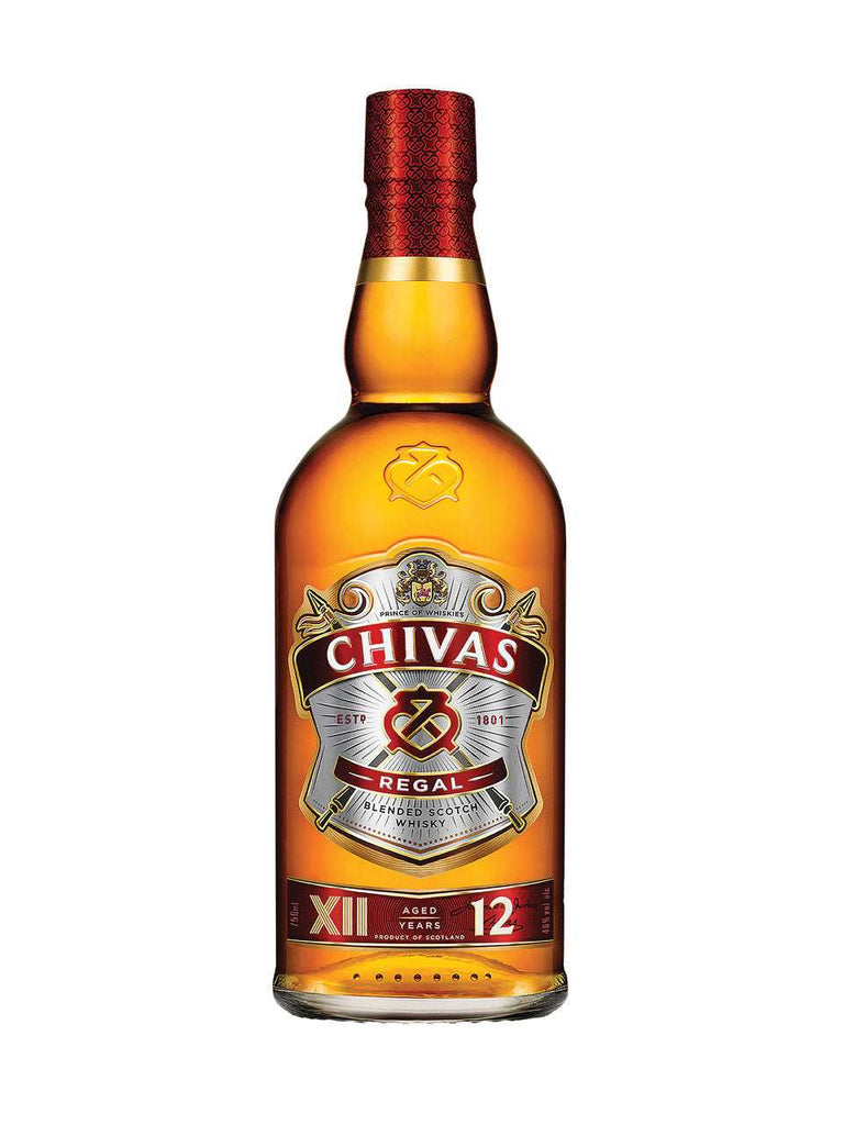 Chivas Regal 12 Year Old Scotch Whisky 750ml (40% ABV) Chivas