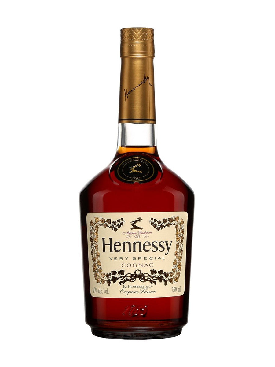 Hennessy VS, 750mL cognac (40.0% ABV) Hennessy Liqueur — BAR 24