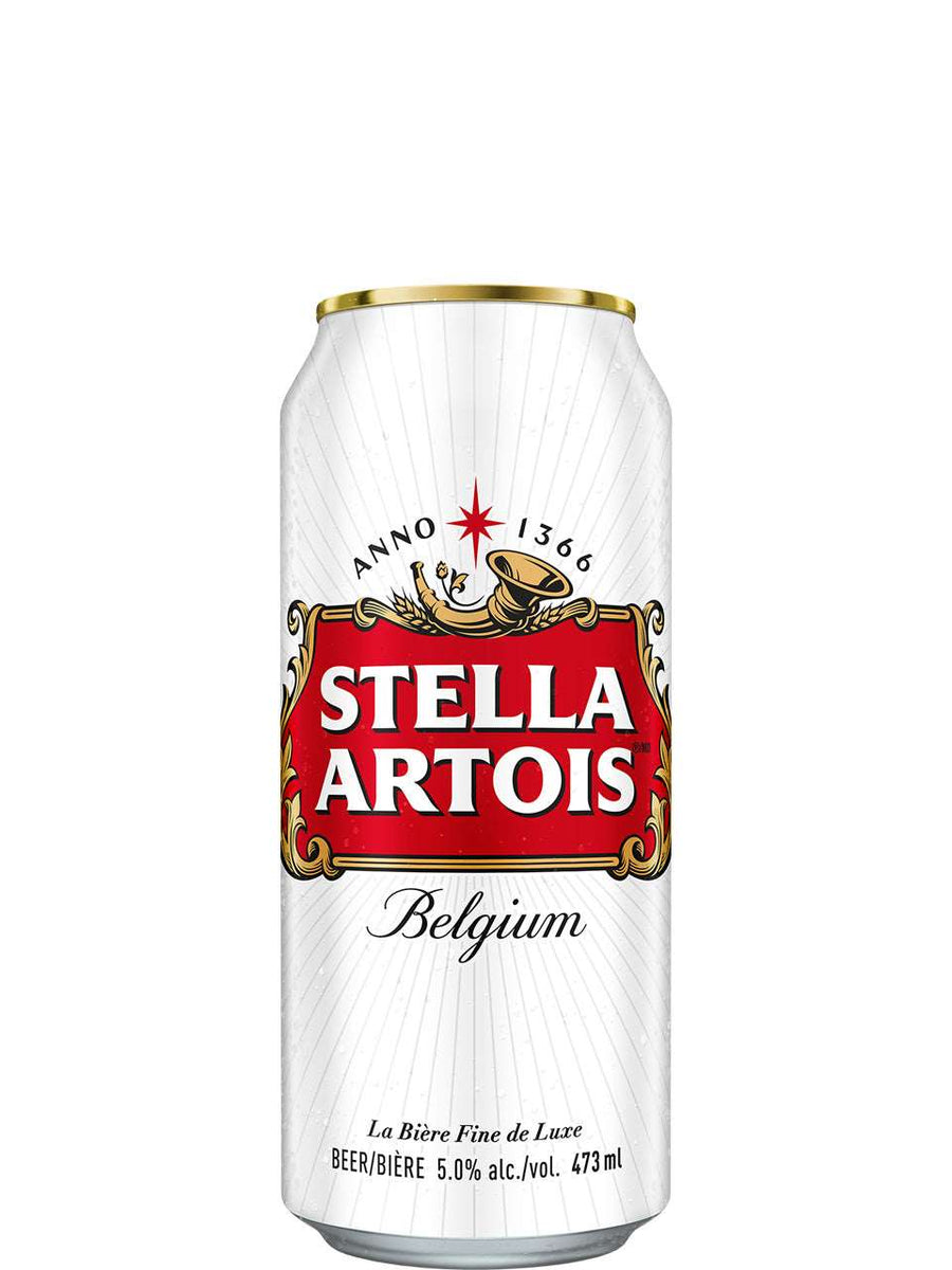 Stella Artois 6 pack 355ml can (5% ABV) Stella Artois Beer — BAR 24